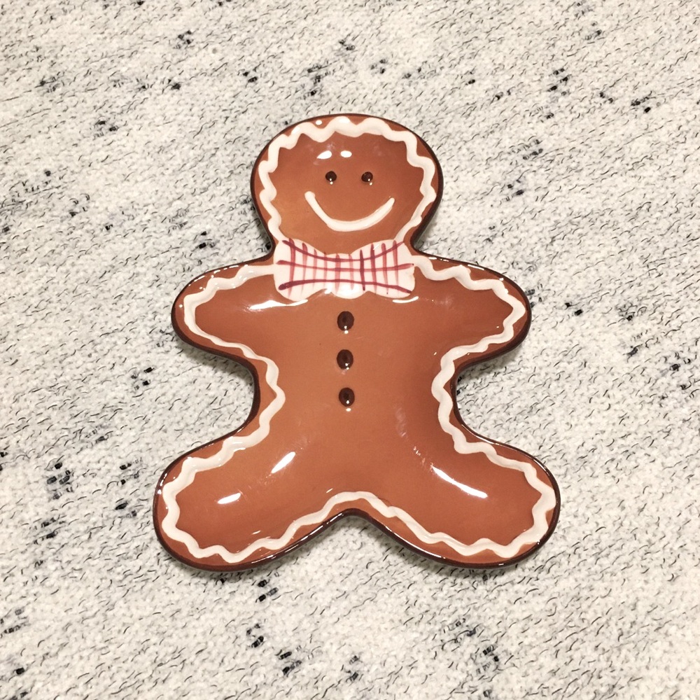 PIER1 Gingerbread Ceramic Candy Dish